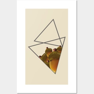 Chestnut Triangles Thanksgiving Wall Art Deco Posters and Art